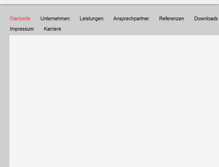 Tablet Screenshot of metallbau-saal.de